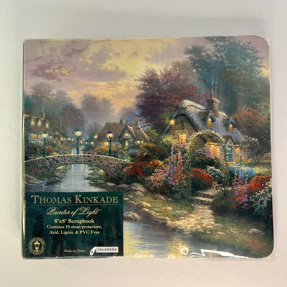 Thomas Kinkade Scrapbook Painter of Light‎ 8x8scrapbook 10 Sheets